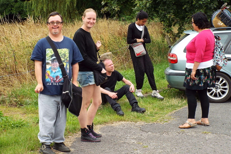 SOMA members on a research trip to Radical Roots AGM near Belper, Derbyshire.